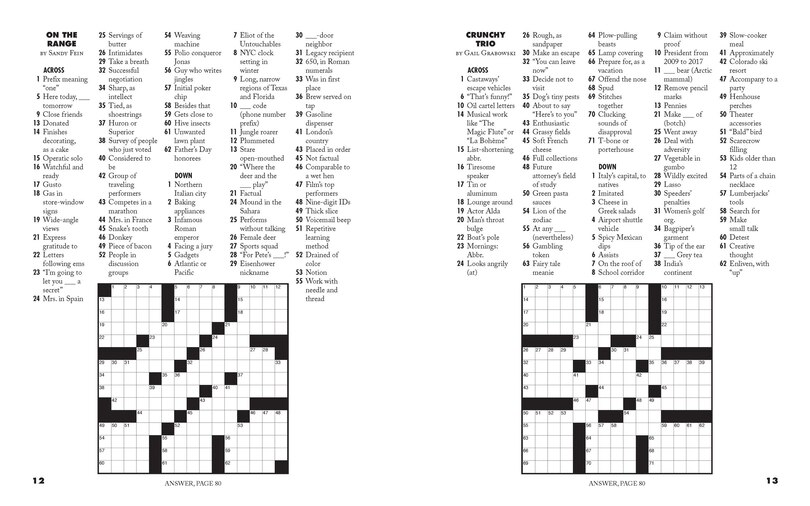Sample content 4_Easy as Pie Crosswords: Truly Easy!