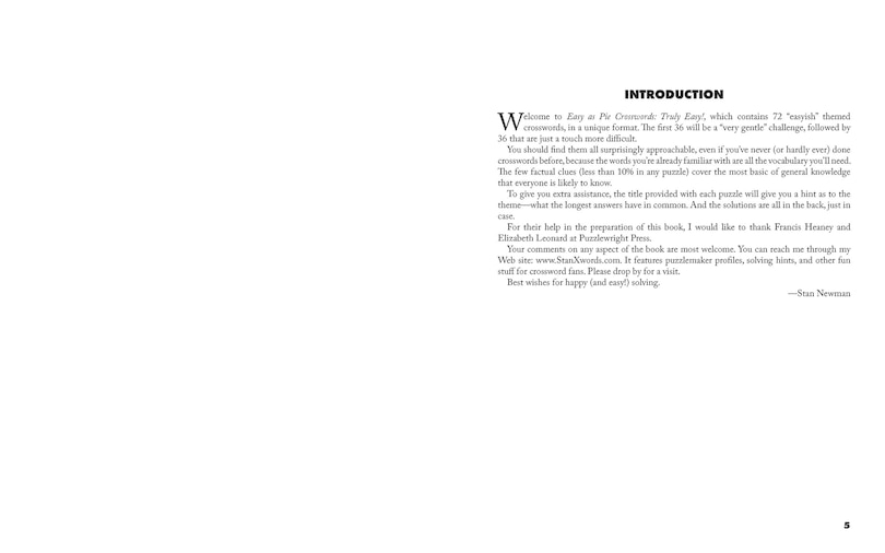 Sample content 5_Easy as Pie Crosswords: Truly Easy!