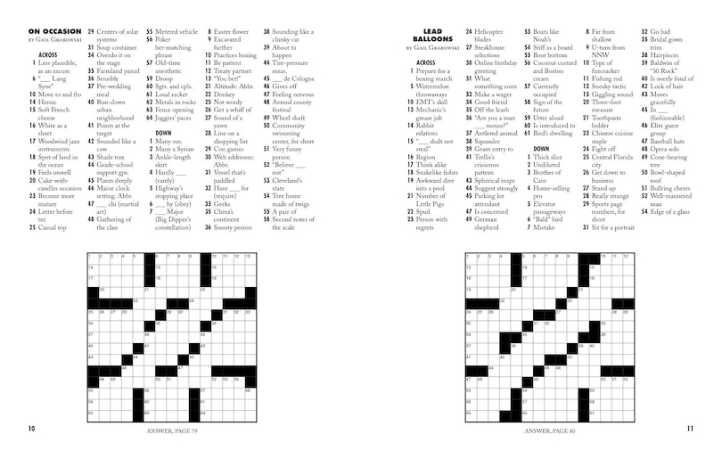 Sample content 2_Easy As Pie Crosswords: Very Easy!