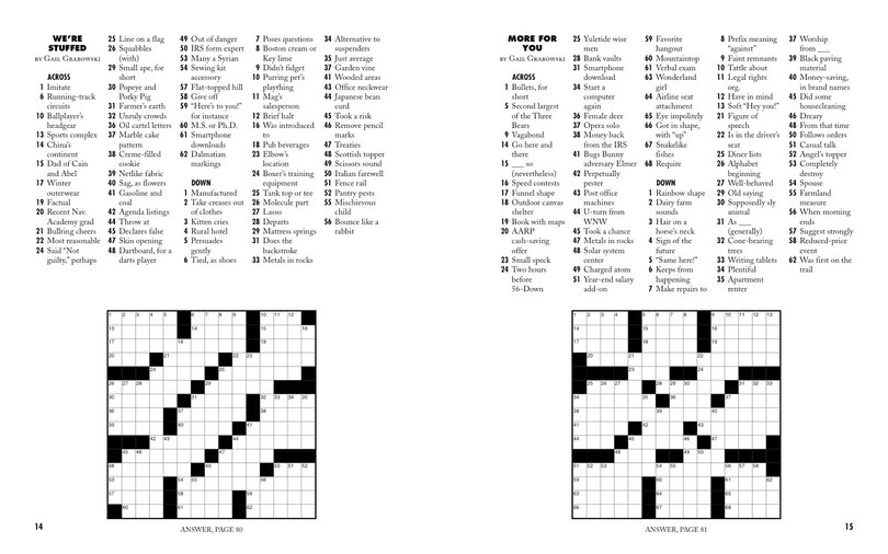 Sample content 4_Easy As Pie Crosswords: Very Easy!