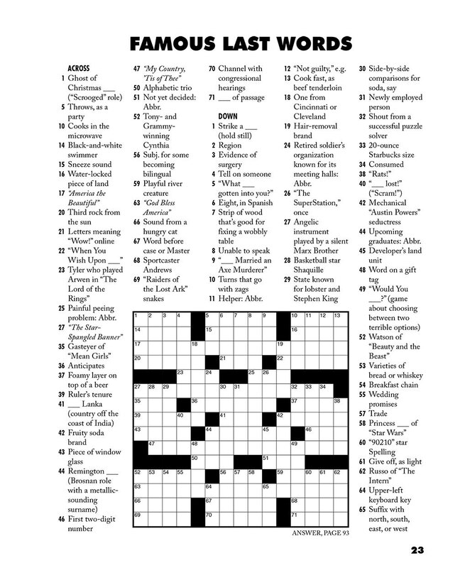 Sample content 5_Easy Come, Easy Go Crosswords
