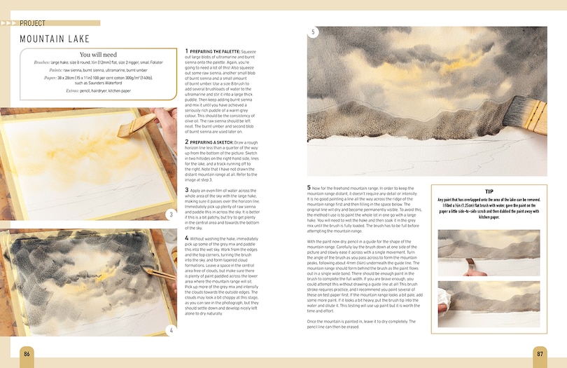 Aper&ccedil;u du contenu 2_Easy Guide to Painting Skies in Watercolour, The