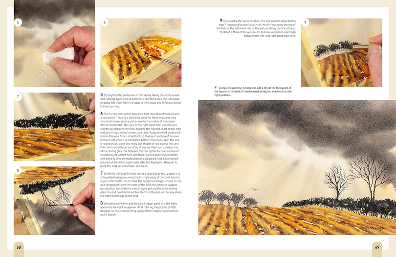 Aper&ccedil;u du contenu 3_Easy Guide to Painting Skies in Watercolour, The