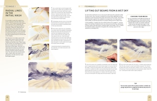 Aper&ccedil;u du contenu 4_Easy Guide to Painting Skies in Watercolour, The