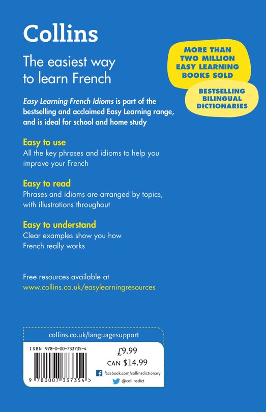 Back cover_Easy Learning French Idioms