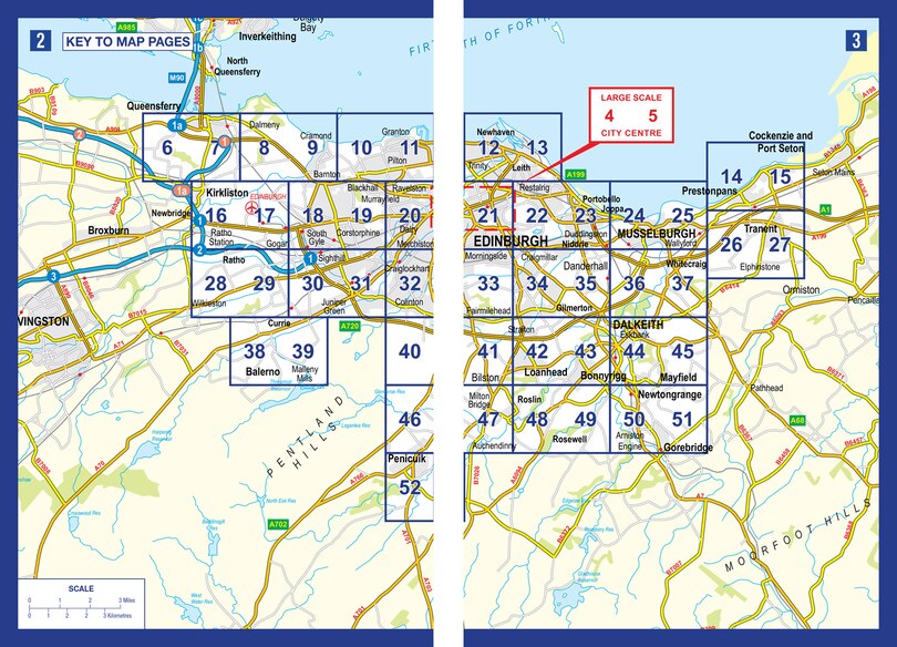 Aper&ccedil;u du contenu_Edinburgh A-Z Street Atlas