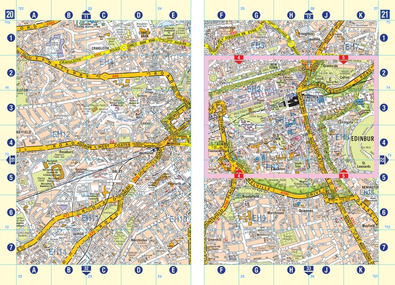 Aper&ccedil;u du contenu 2_Edinburgh A-Z Street Atlas