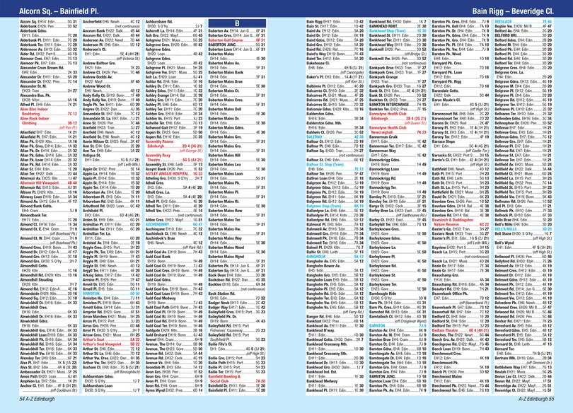Aper&ccedil;u du contenu 4_Edinburgh A-Z Street Atlas