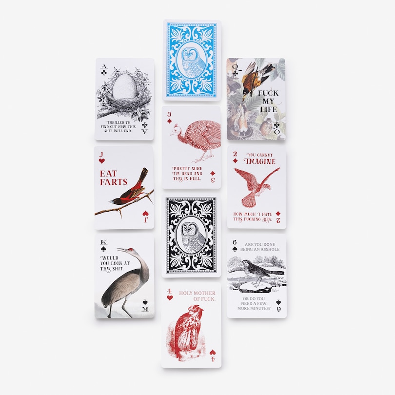 Sample content_Effin' Birds Playing Cards