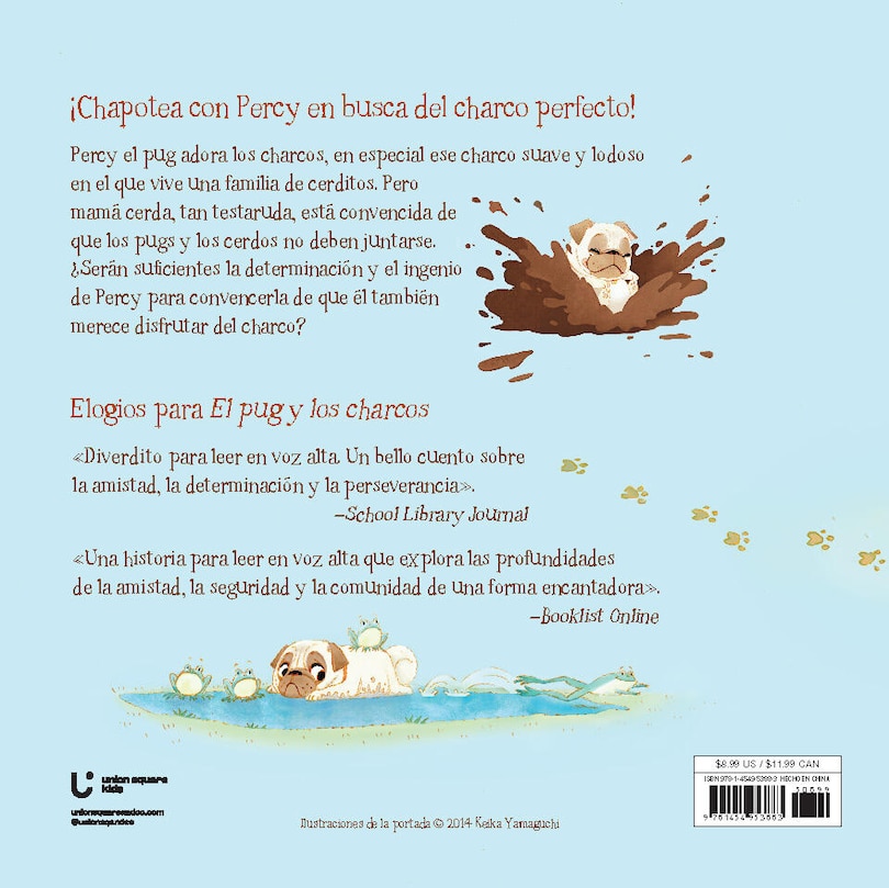 Back cover_El Pug Y Los Charcos (Spanish Edition)