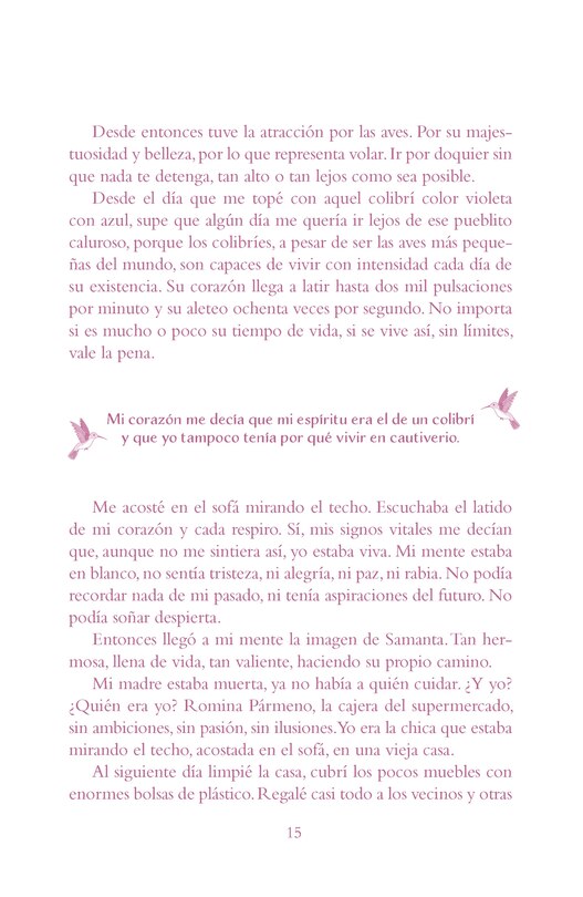 Sample content 2_El viaje de los colibríes (Edición especial ilustrada 10° aniversario) / The Jou r ney of the Hummingbirds. Special Illustrated 10th Anniversary Edition