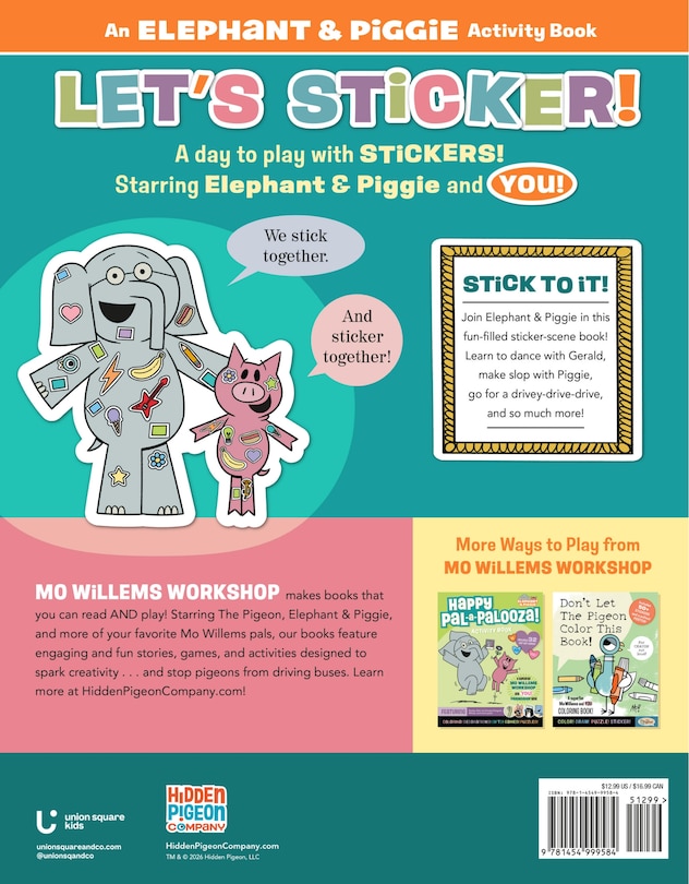 Couverture arrière_Elephant & Piggie: Let's Sticker!