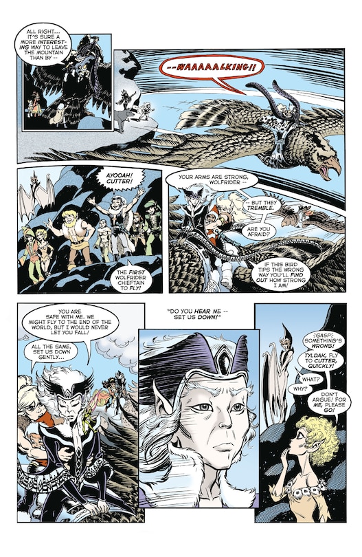 Sample content 4_ElfQuest: The Original Quest: Book 3--Wolf Blood Caged