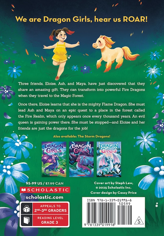 Back cover_Eloise the Flame Dragon (Dragon Girls #16)