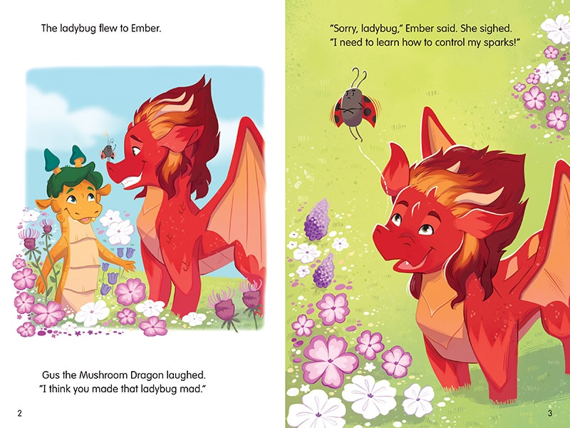 Aperçu du contenu 2_Ember the Fire Dragon: An Acorn Book (Dragon Hill #1)