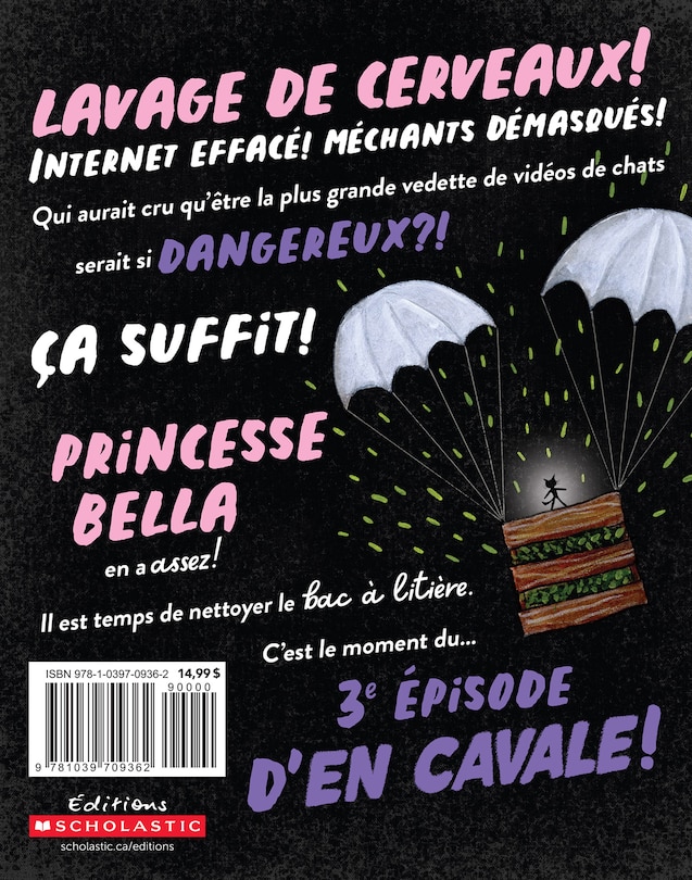 Couverture arrière_En cavale! : N˚ 3 - Le chat sort du sac