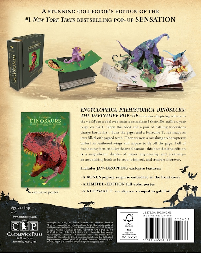 Sample content_Encyclopedia Prehistorica Dinosaurs Deluxe Gift Edition