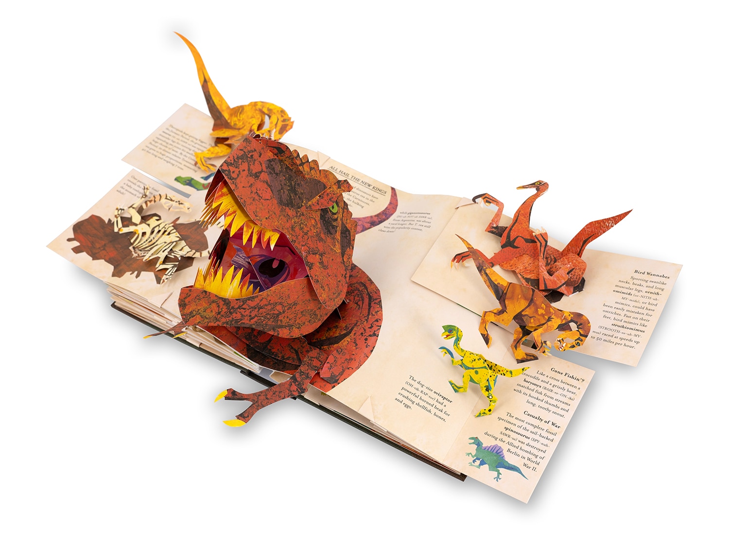 Encyclopedia Prehistorica Dinosaurs Pop-up Book By Robert