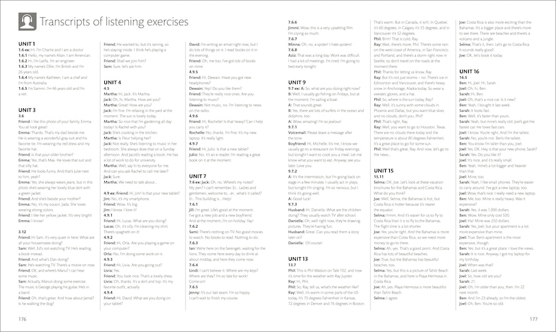 Aper&ccedil;u du contenu_English for Everyone Course Book Level 2 Beginner