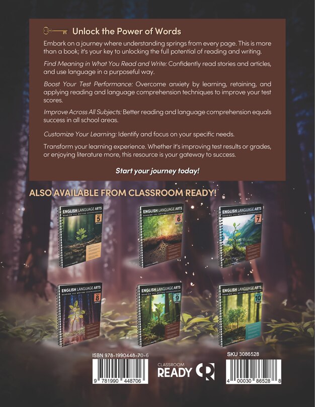 Back cover_English Language Arts Grade 8 - BC Edition