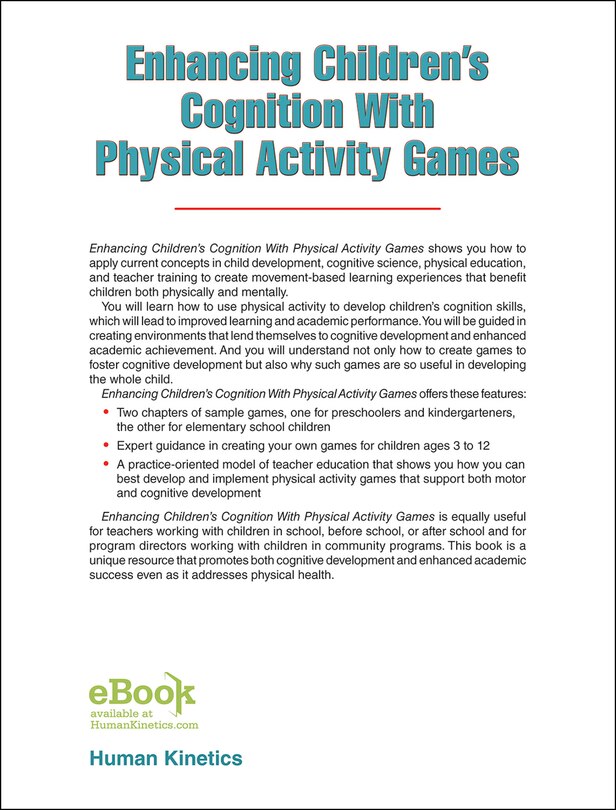 Back cover_Enhancing Children's Cognition With Physical Activity Games