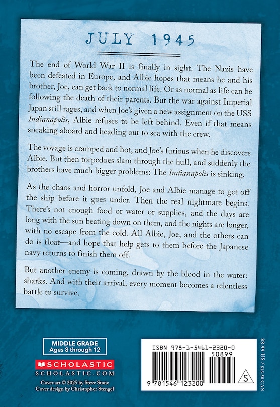 Couverture arrière_Escape from the USS Indianapolis (Escape From #5)
