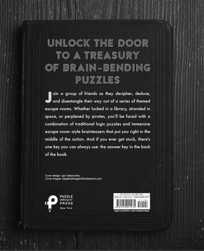 Back cover_Escape Room Logic Puzzles