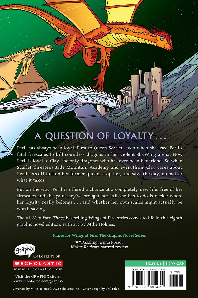 Escaping Peril: A Graphic Novel (wings Of Fire Graphic Novel