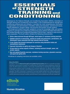 Couverture arri&egrave;re_Essentials Of Strength Training And Conditioning