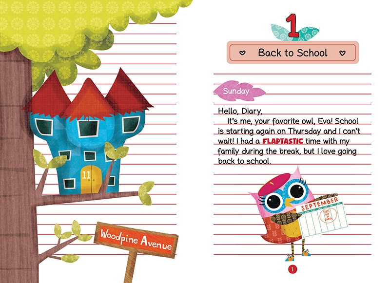 Sample content_Eva and the New Teacher: A Branches Book (Owl Diaries #21)