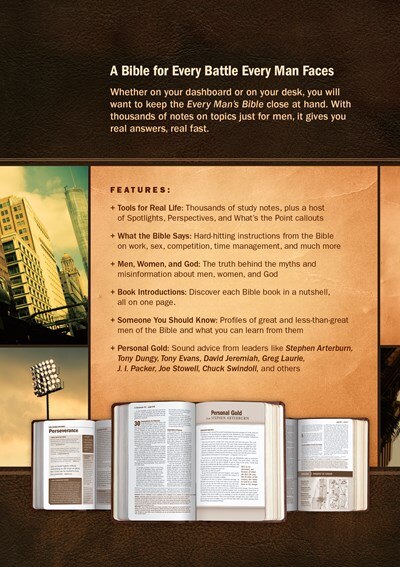 Back cover_Every Man's Bible NLT (LeatherLike, East–West Grey)