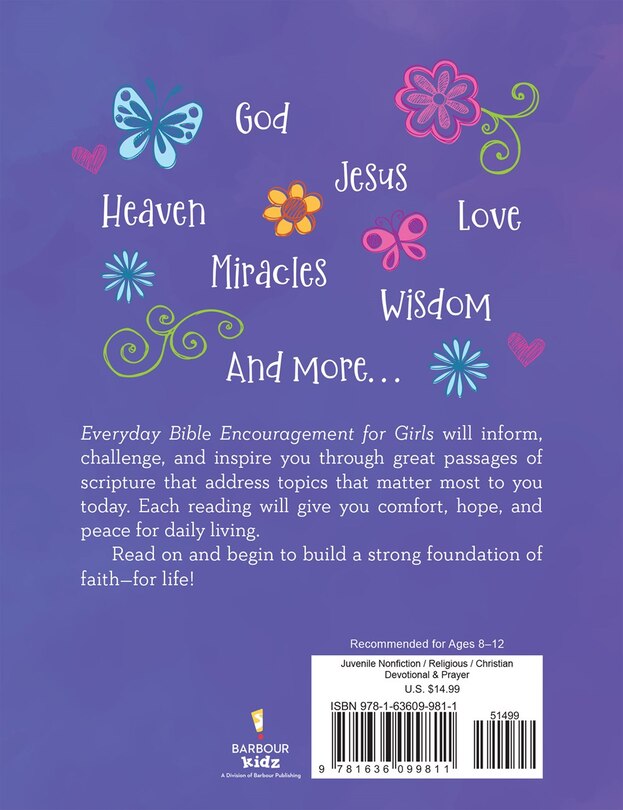 Back cover_Everyday Bible Encouragement for Girls