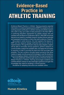 Back cover_Evidence-Based Practice in Athletic Training