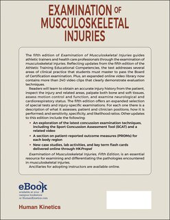 Couverture arri&egrave;re_Examination of Musculoskeletal Injuries