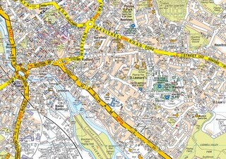 Aper&ccedil;u du contenu 3_Exeter A-Z Pocket Street Map