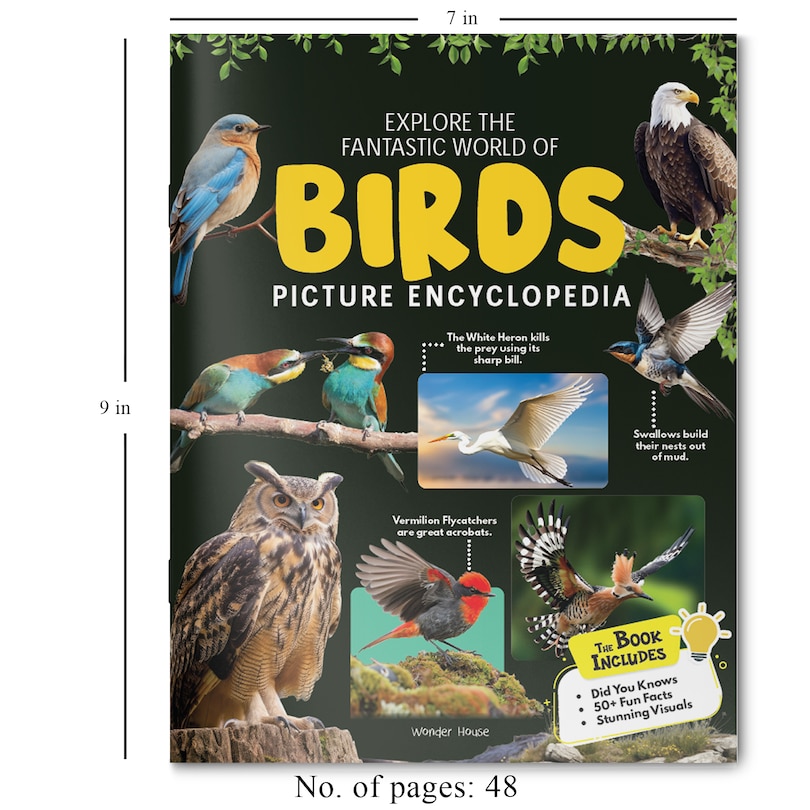 Sample content 4_Explore Fantastic World of Birds Picture Encyclopedia