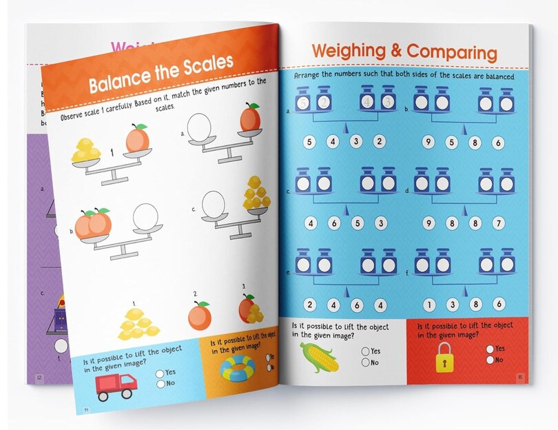 Aper&ccedil;u du contenu 2_Exploring Measurement Activity Book For Children