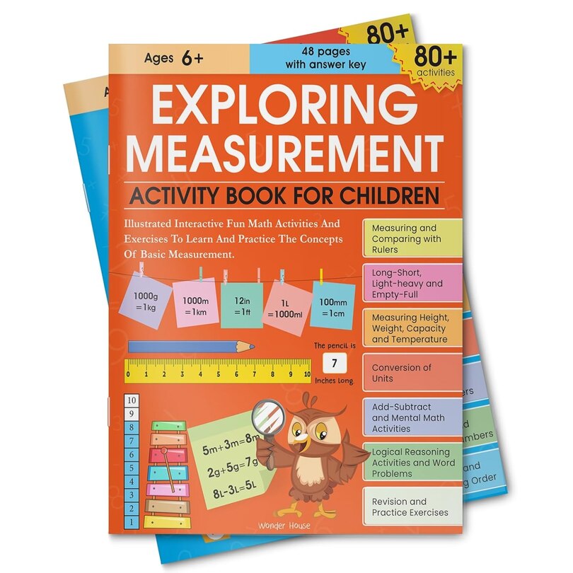 Aper&ccedil;u du contenu 3_Exploring Measurement Activity Book For Children