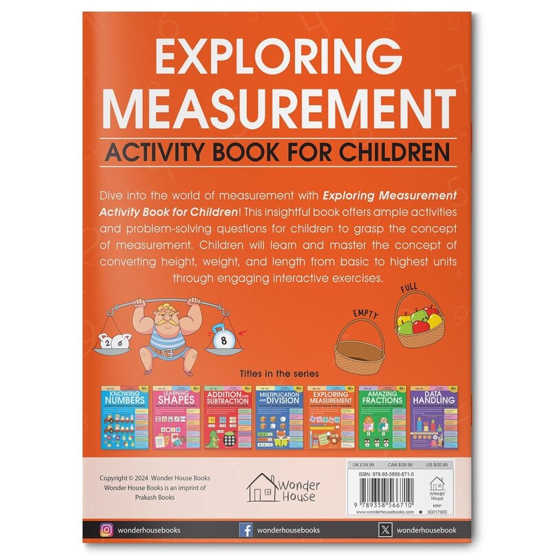 Aper&ccedil;u du contenu 5_Exploring Measurement Activity Book For Children