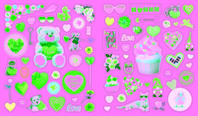 Aperçu du contenu_Eyelike Stickers: Valentines
