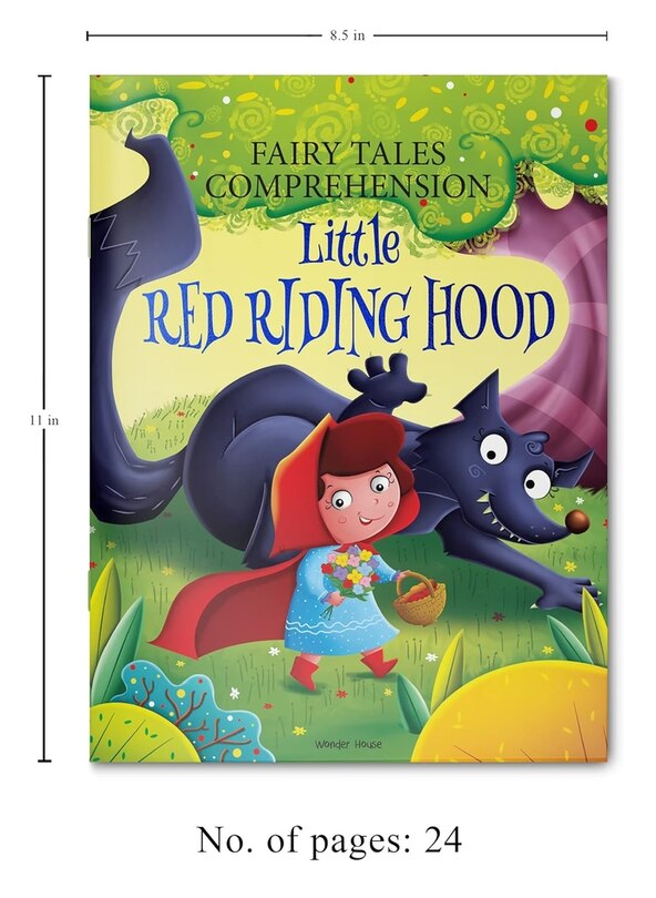 Aper&ccedil;u du contenu 4_Fairy Tales Comprehension: Little Red Riding Hood