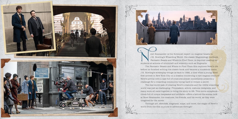 Aperçu du contenu 2_Fantastic Beasts And Where To Find Them: Newt Scamander: A Movie Scrapbook