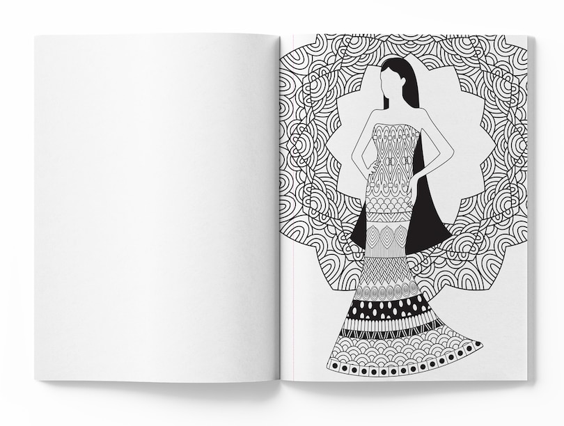 Aper&ccedil;u du contenu_Fashion Mandala Coloring book for Adults