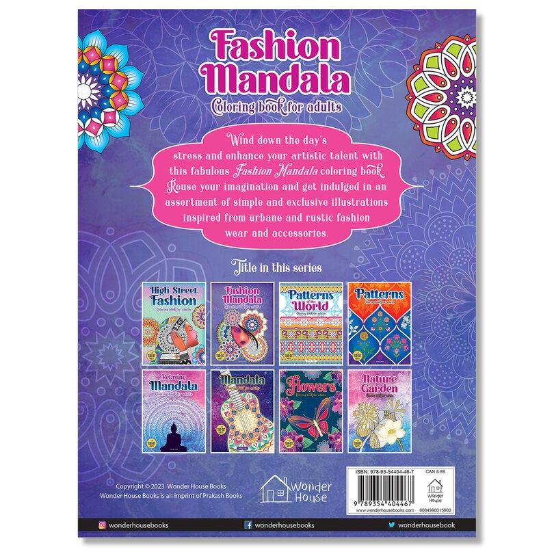 Aper&ccedil;u du contenu 5_Fashion Mandala Coloring book for Adults