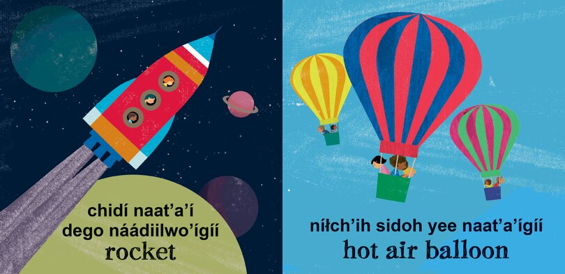 Aper&ccedil;u du contenu_Fast and Slow (Bilingual Navajo & English)