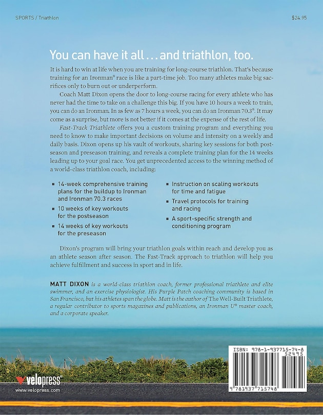 Couverture arri&egrave;re_Fast-Track Triathlete: Balacing a Big Life with Big Performance in Long-Course Triathlon