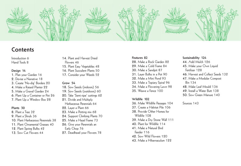 Aper&ccedil;u du contenu 2_Fifty Things to Do in the Garden