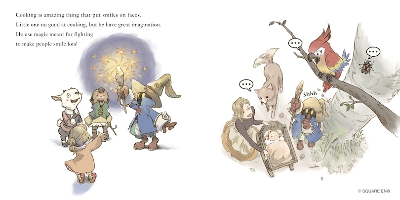 Sample content_Final Fantasy IX Picture Book: Vivi and Grandpa's Memories for the Sky