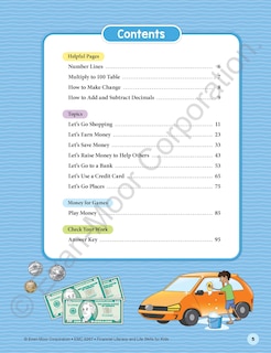 Sample content_Financial Literacy and Life Skills for Kids, Age 8 - 9 Workbook