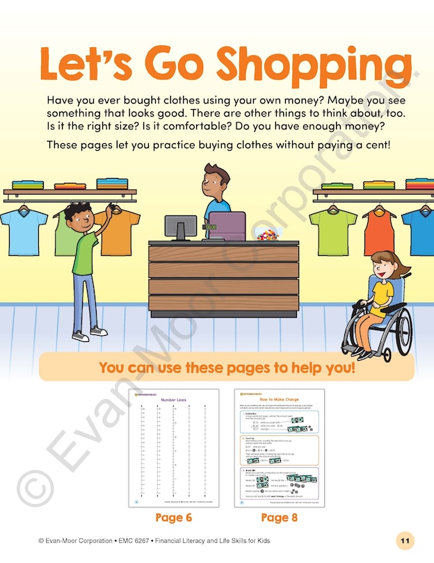 Sample content 2_Financial Literacy and Life Skills for Kids, Age 8 - 9 Workbook